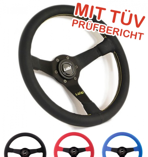 Luisi Mirage Leather 350mm Steering Wheel TUV Approved