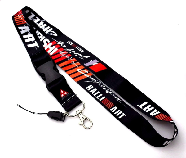 Mitsubishi Ralli Art Key Lanyard 56cm