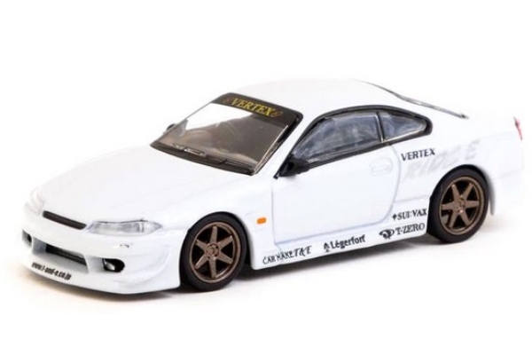 1/64 Vertex Nissan Silvia S15 White - Tarmac
