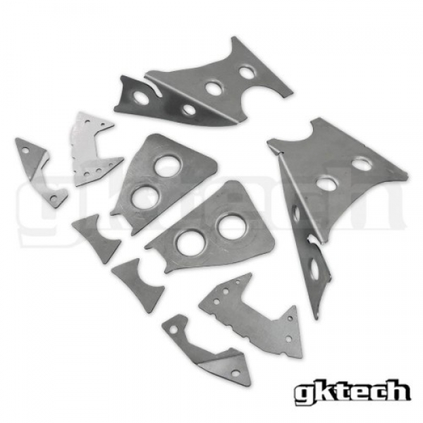 Nissan S14/S15 200sx GKTech Subframe Weld In Reinforcement Plates