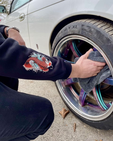 ONI & KOI Zip-Hoodie Premium - JDM Shop