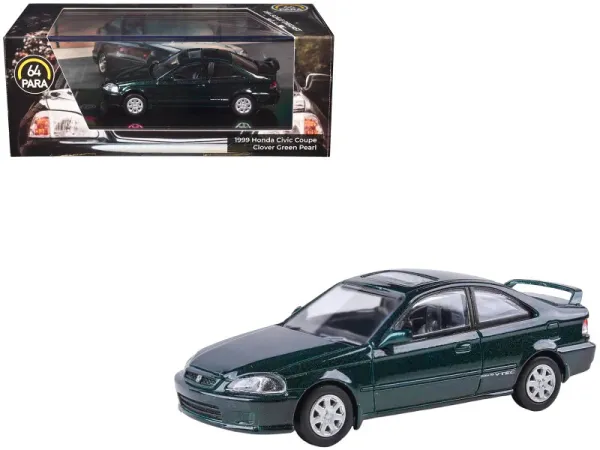 1/64 Para64 1999 Honda Civic Coupe Clover Green Pearl