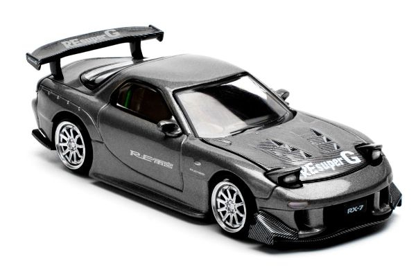 1/64 Mazda RX7 RE-Amemiya Widebody Gun Metal - Pop Race