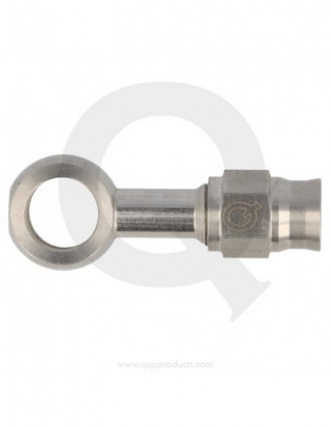QSP Banjo Fitting Silver 11.2mm Stainless Steel