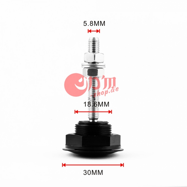 Quick Release Button Fastener SET SMALL 30mm