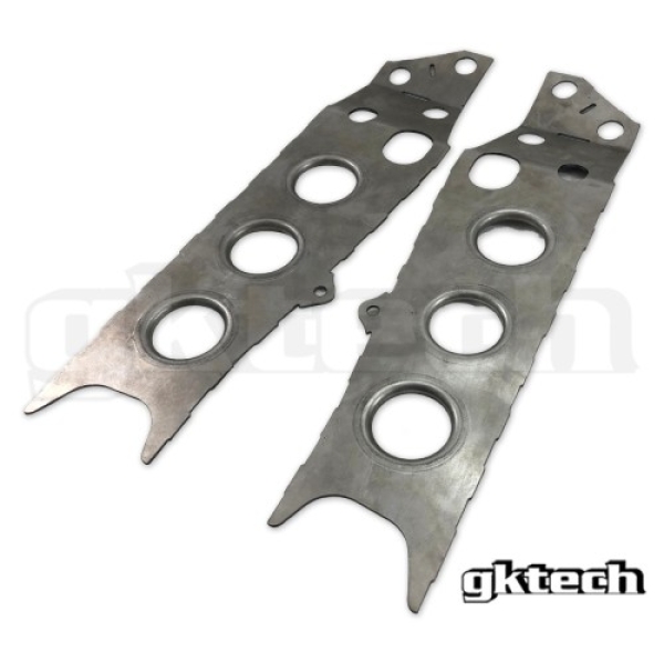 Nissan Skyline R32 GTS-T K-Frame/Tension Rod Mount Weld In Reinforcement Plates - GKTech