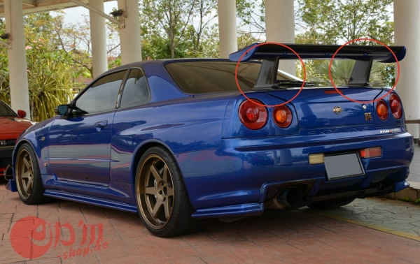 Nissan R34 GT-R HIGH Stands JUN STYLE Legs FRP