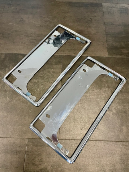 JDM License Plate Frame Original Silber Toyota