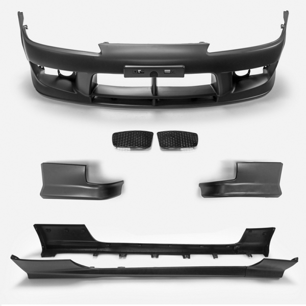 Nissan Silvia S15 AERO Type Bodykit Front Bumper Skirts Rear Addons - Plastic