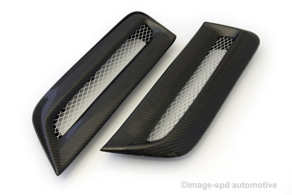 Mitsubishi Lancer Evo 10 Carbon H2 Hood Bonnet Grills - M2