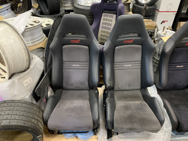 Subaru STI WRX RECARO Seat Pair Original GRB GRV GRF