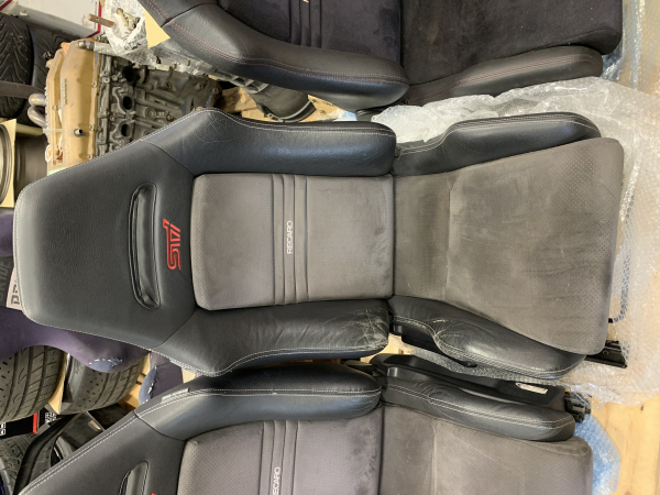 Subaru STI WRX RECARO Seat Pair Original GRB GRV GRF