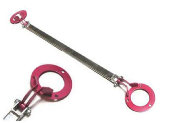 Subaru Impreza 93-00 Rear Upper Alloy Strut Bar - Pink End Plates |