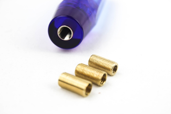 Bubble Shift Knob 8-Shaped 150mm BLUE - Purple