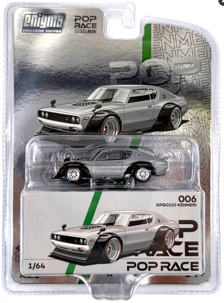 1/64 KPGC110 Kenmeri Nissan Skyline Enigma Exclusive Edition - Pop Race