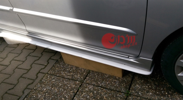 Universal Side Skirts Extentions "FLAT" 190cm FRP Fiberglas