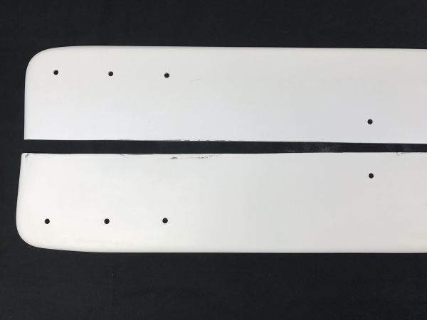 Universal Side Skirts Extentions "FLAT" 190cm FRP Fiberglas
