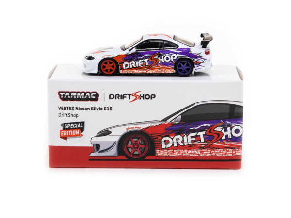 1/64 Vertex Nissan Silvia S15 DriftShop - Tarmac