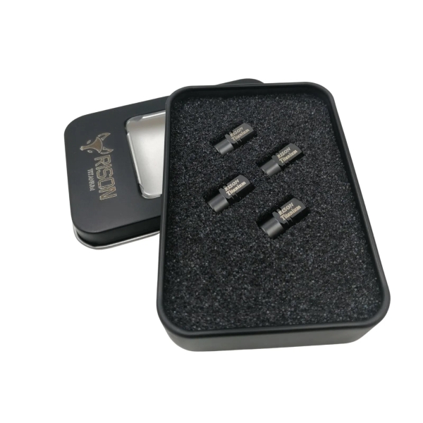 Real Titanium Valve Caps - Rison