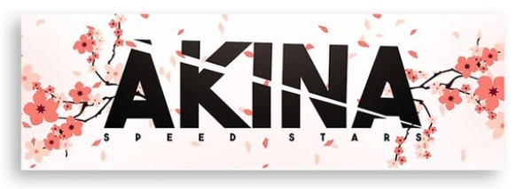 Akina White Sticker