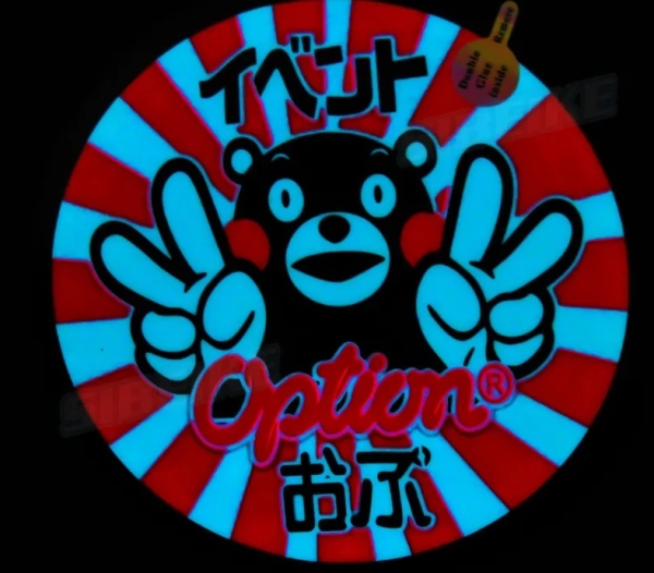 Kumamon LED Panel Sticker
