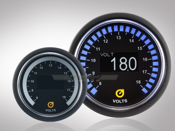 Voltanzeige 52mm VLS-OLED Serie