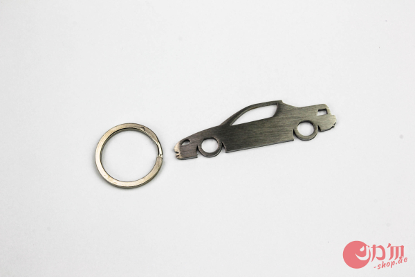 Honda CRX del Sol Silhoutte Metal Keyring
