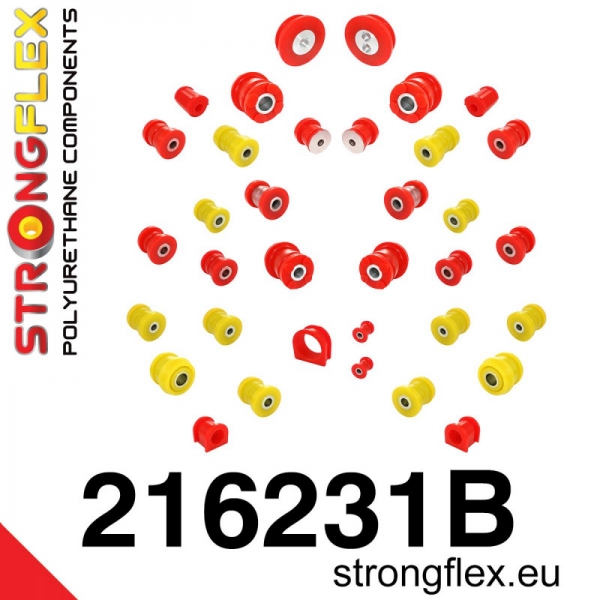 Lexus IS 200/300 99-05 Suspension Bushing Kit STREET STRONGFLEX PU 216231B