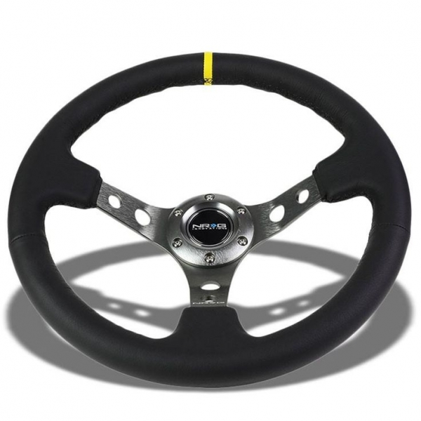 NRG Steering Wheel 350mm 76mm Leather