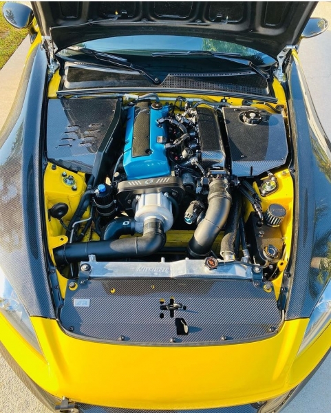 PracWorks Honda S2000 Carbon Ansaugbrücke mit Einspritz Leiste