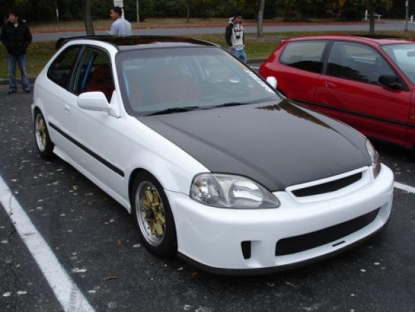 Honda Civic 99-00 Backyard Special Style FRP Bumper with Lip