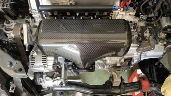 PracWorks Honda K-Series Carbon Ansaugbrücke mit Einspritzleiste
