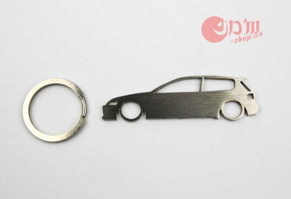Honda Civic V EG Silhoutte Metal Keyring