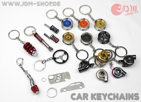 Nissan 3D Metal Keyring Red