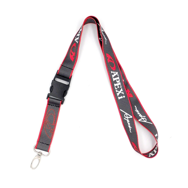 Schlüsselband Apexi Grau Rot 56cm