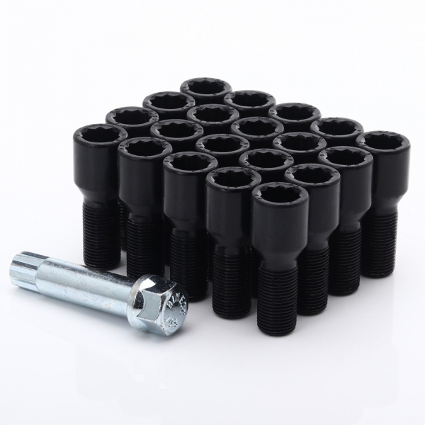 Steel Wheel Bolts M12 x 1.5 - 33/40/45/50 mm JR - 10 pcs