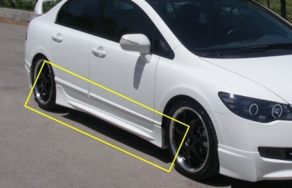 Honda Civic 4D/Hybrid 05+ Mugen RR ABS 4-Piece Bodykit