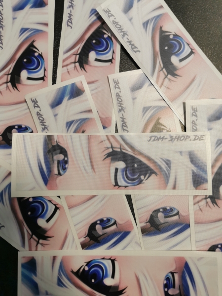 Anime Eyes Blue Japan Style Decal
