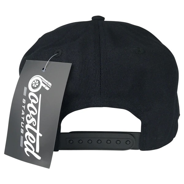 Boosted Status Snapback Cap Hat - Black / White