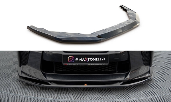 Maxton Nissan Skyline R35 GTR Front Flaps V1
