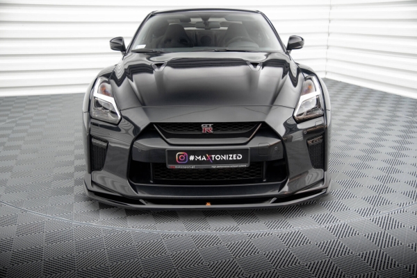 Maxton Nissan Skyline R35 GTR Front Flaps V1