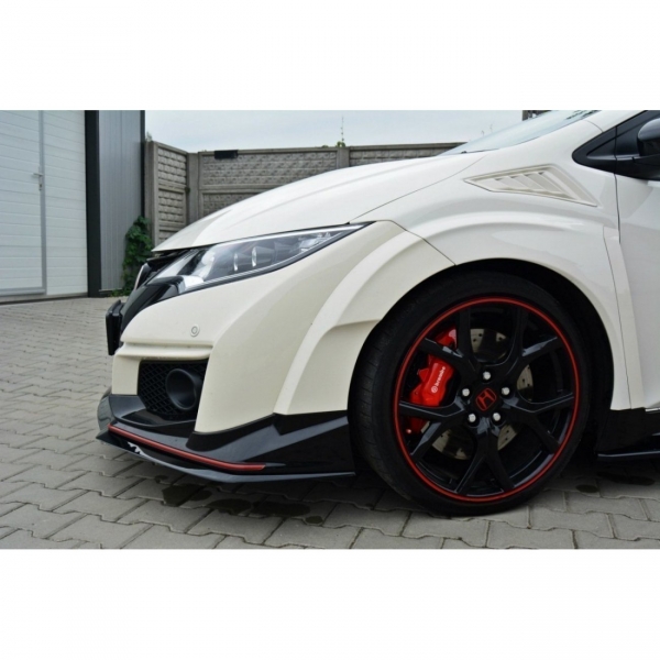 Maxton Honda Civic FK2 Type R Cup Spoiler Lip Splitter V2