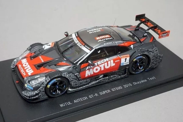 1/43 Nissan GT-R GT500 Super GT Series Test Okayama #1 Matsuda, Quintarelli Black/Red