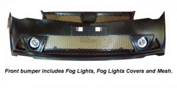 Honda Civic 4D/Hybrid 05+ Mugen RR ABS Front Bumper