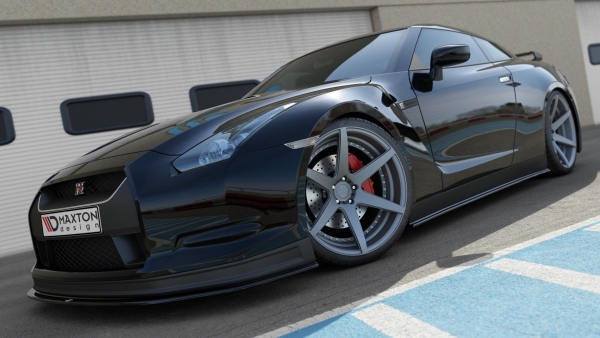 Maxton Nissan Skyline R35 GTR Prefacelift Side Skirt Add On