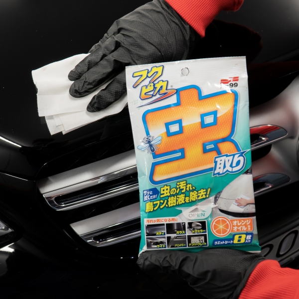 Soft99 Fukupika Bugs & Droppings Removal Wipes