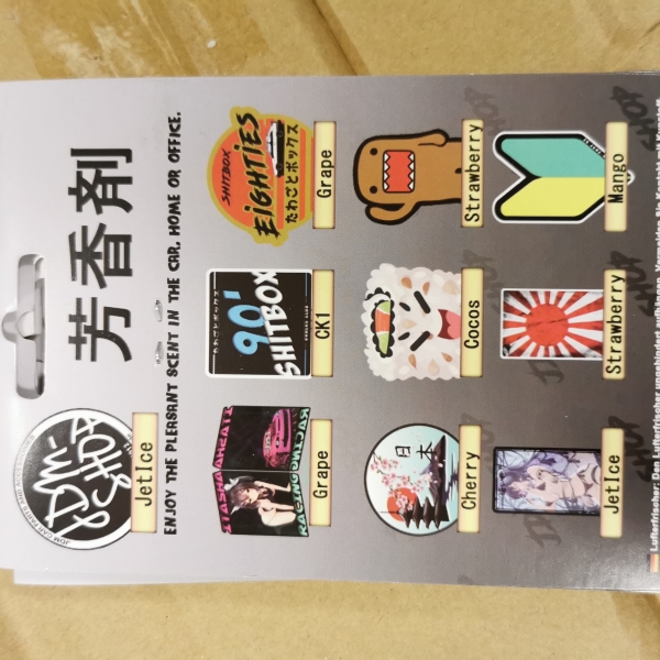 Dark World Girl Air Freshener Jet Ice 4 Pack