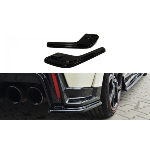 Rear Side Addon Diffusor Flaps Honda Civic IX 9 Type-R 2015+