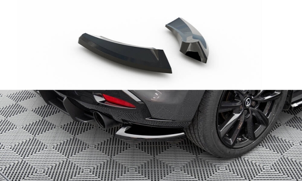 Maxton Mazda 3 MK4 GP MPS Rear Bumper Addons Left + Right