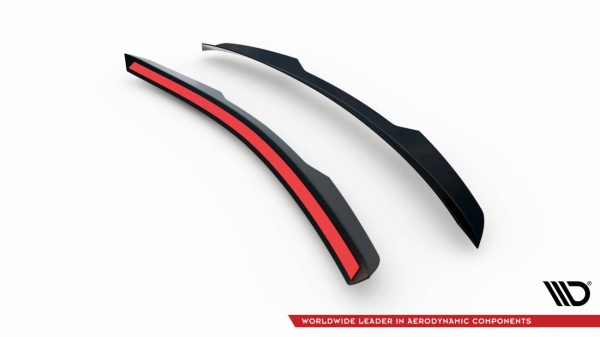 Maxton Mazda 3 MK4 GP Spoiler Cap Addon Black Gloss
